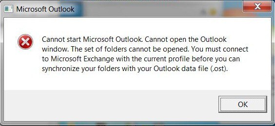 Cannot Start Microsoft Office Outlook And Unable To Open The Outlook 